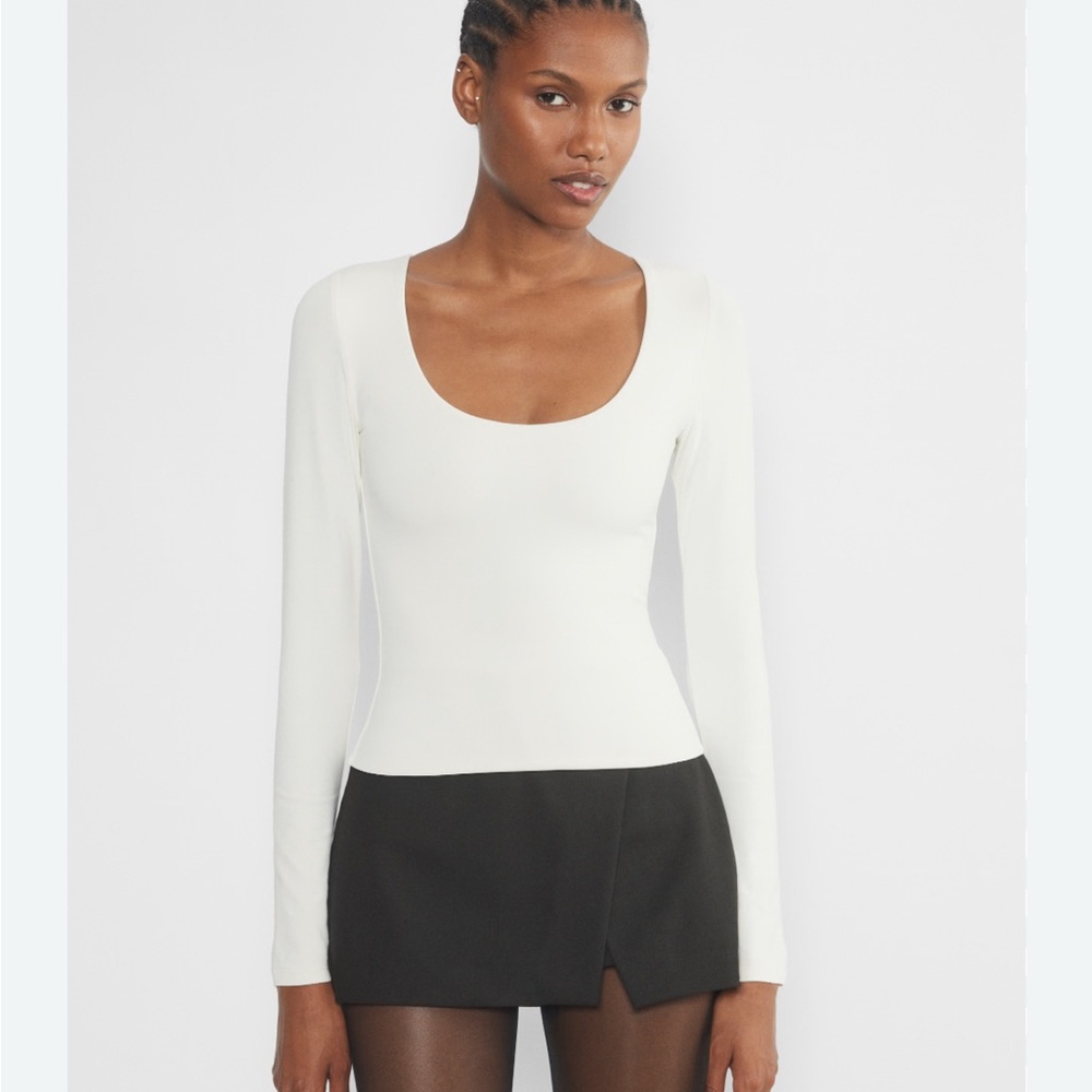 Artizia White Long Sleeve Women's Top